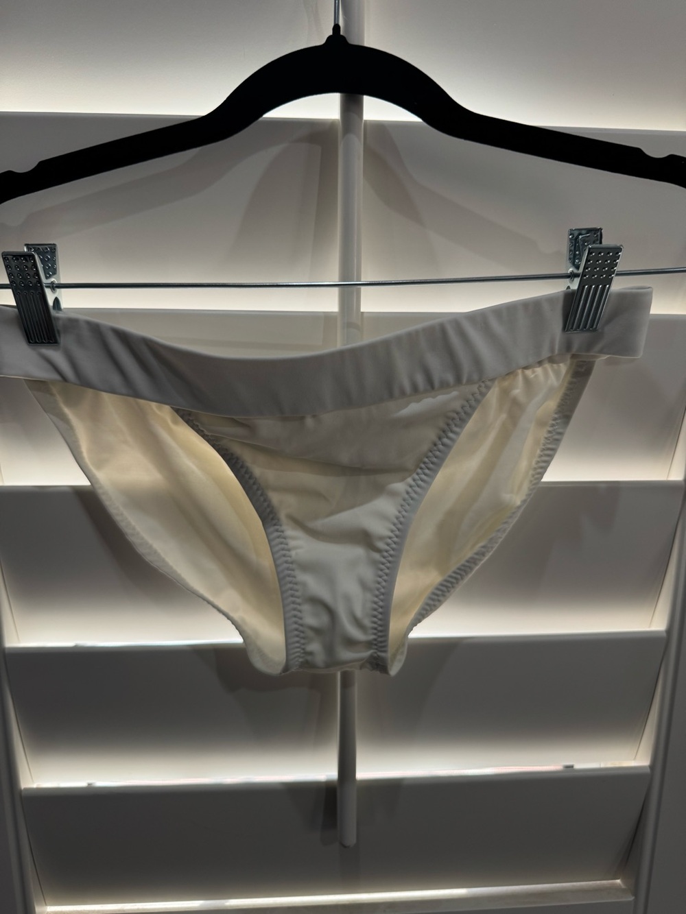 NWOT Norma Kamali Cream Bikini Bottoms - Classic Cut
